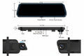 Rear-View Reverse & Dash Camera 10in